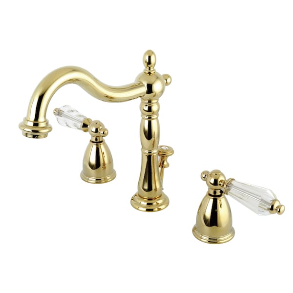 Kingston Brass 8" Widespread Bathroom Faucet, Polished Brass KB1972WLL - main